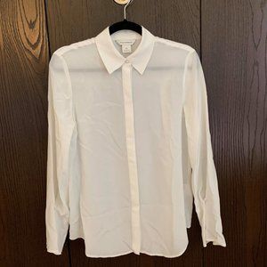 Club Monaco 100% Silk Blouse (Size Small)